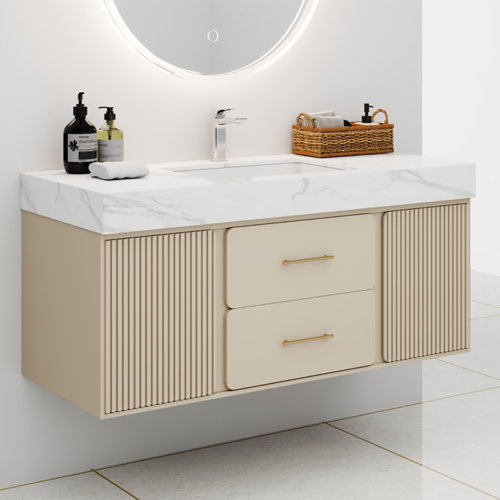 48 Inch Beige Single Vanities You'll Love | Wayfair